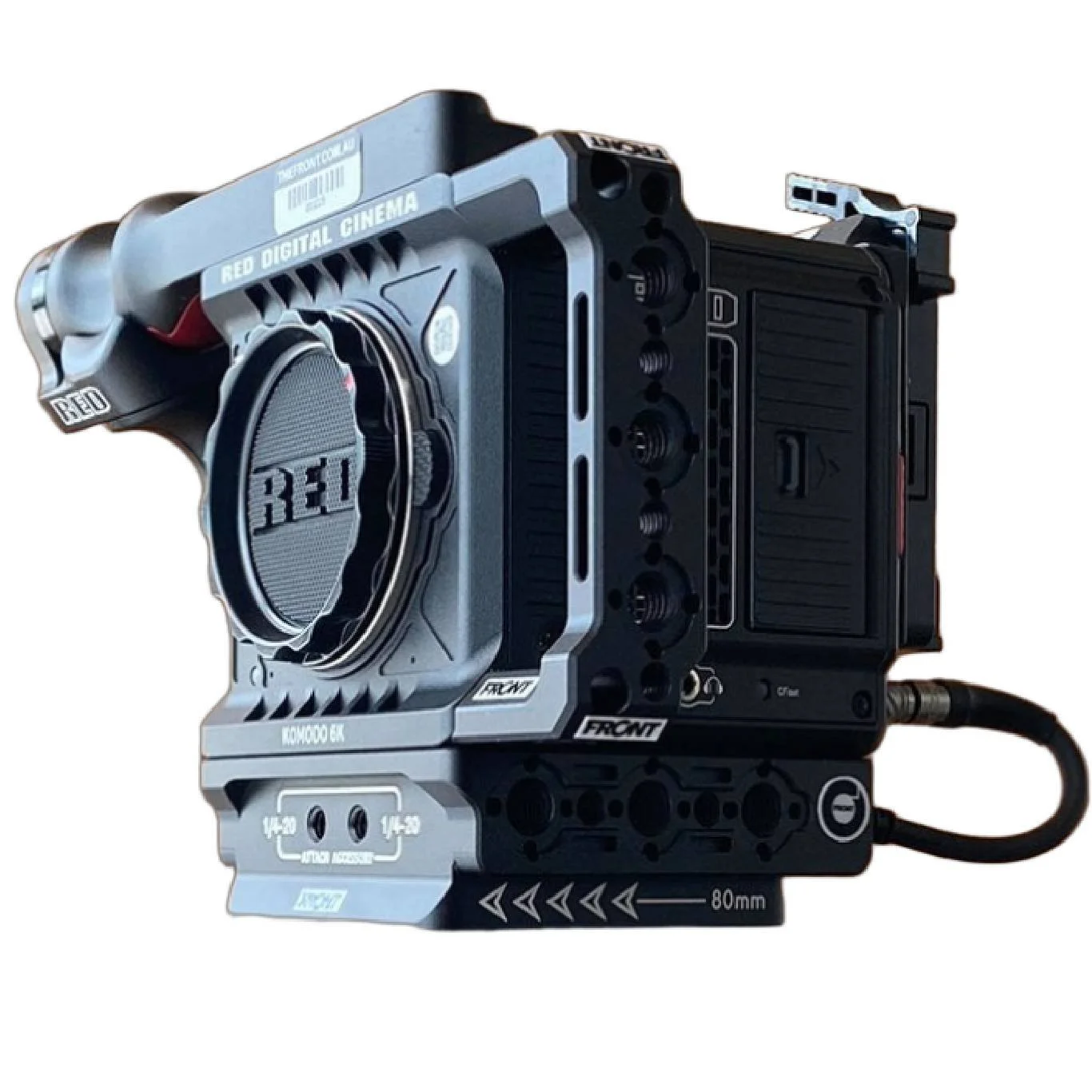 Red Komodo Outrigger Handle Red Camera Handle Komodo Outrigger